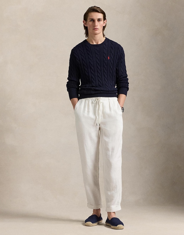 Polo Ralph Lauren - ICONIC EXCLUSIVE - Driver Cable Knit Long Sleeve Sweater