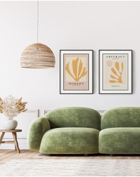 Olive et Oriel - Papiers Decoupes I Art Print