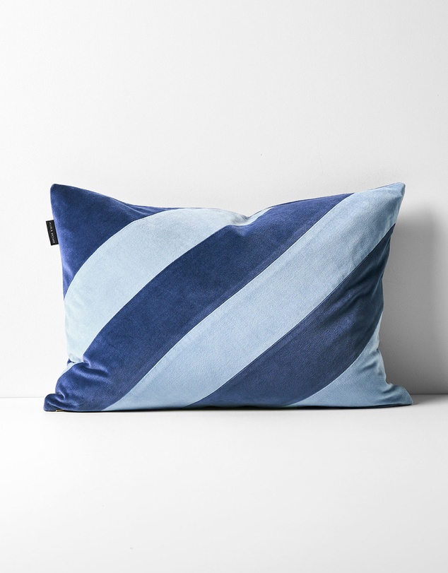 Aura Home - Velvet Stripe Cushion