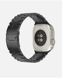 Friendie - Stainless Steel Link Bracelet Band (Ultra Style) - Darwin Ultra - Apple Watch Compatible