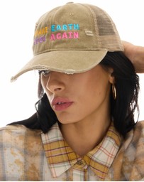 THE TALES - Make Earth Cool Again Destroyed Trucker Cap