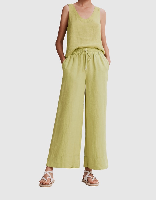 Country Road - Organically Grown French Linen Palazzo Pant