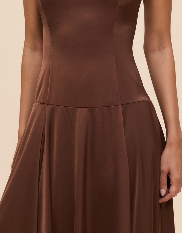 CHANCERY - Serena Drop Waist Square Neck Maxi Dress