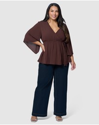 Something 4 Olivia - Salma Wrap Blouse