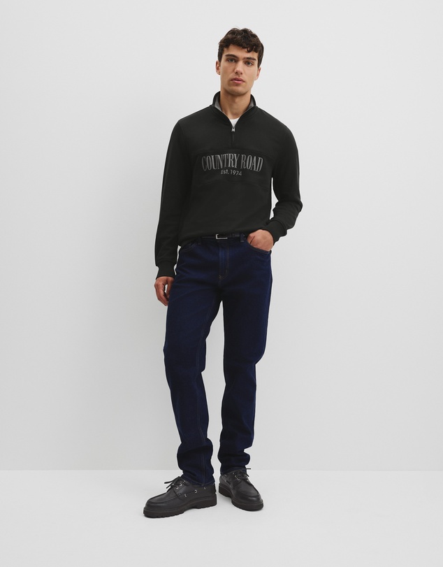 Country Road - Australian Cotton Half Zip Heritage Sweat