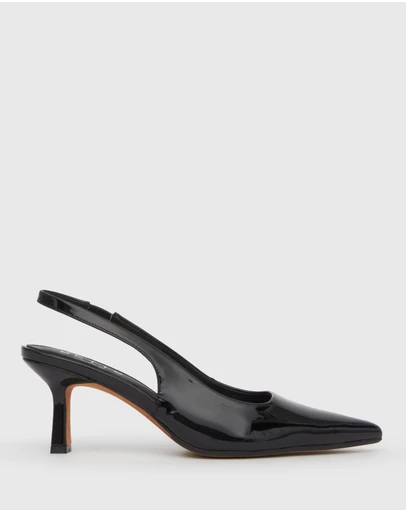 Betts - Wider Fit Jerry Slingback Stiletto Heel Pumps