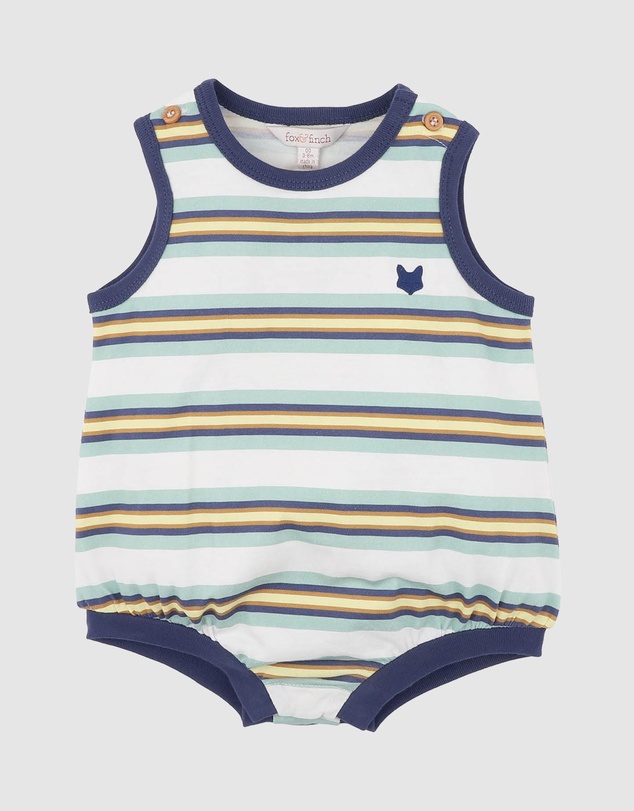 Fox & Finch - Casablanca Stripe Bodysuit - Kids