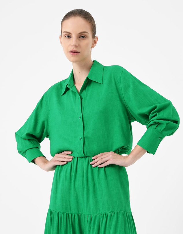 Forcast - Nice Linen Blended Shirt