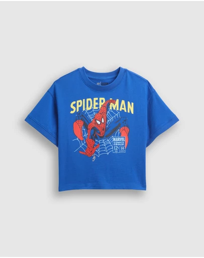 GAP - Marvel SS Boxy Graphic Tee - Babies-Kids