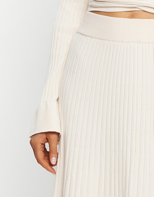 KIVARI - Daphne Rib Knit Skirt