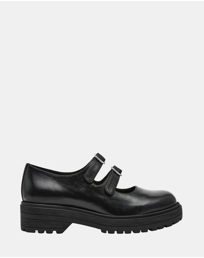 ALBA BLACK LEATHER