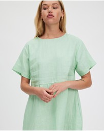 White By FTL - Zavi Linen Dress