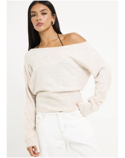 Alice In The Eve - Bailey Off Shoulder Knit Top