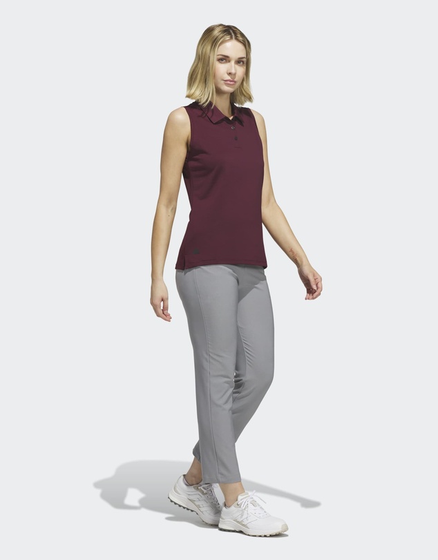 adidas Performance - Solid Ottoman Polo Shirt Womens