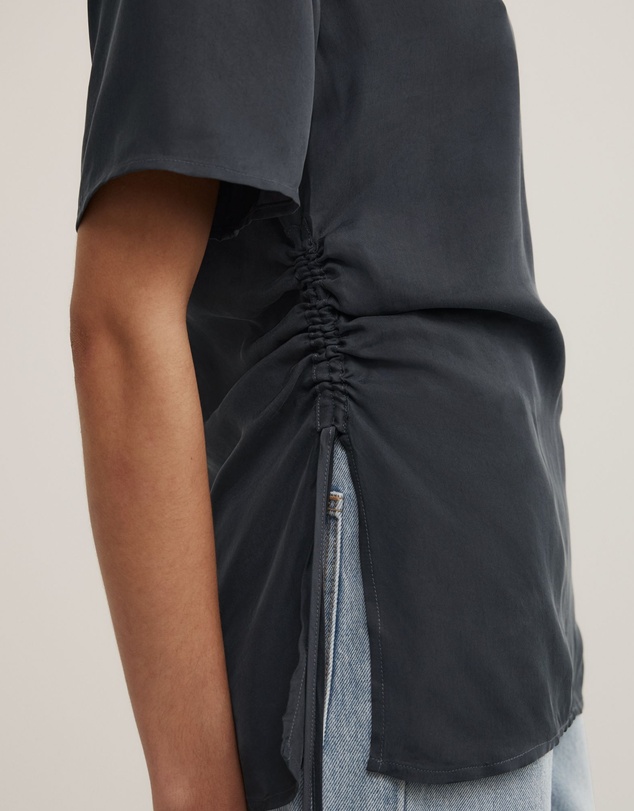 Witchery - Ruched Woven T-shirt