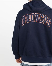 Vintage by The Real Deal - Pre Loved - Vintage NFL Denver Broncos Fleece Lined Hooded Sweatshirt
