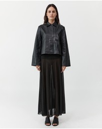 St. Agni - Leather Minimal Jacket