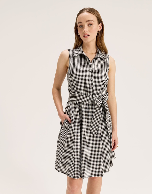Review - Courtside Check Mini Dress