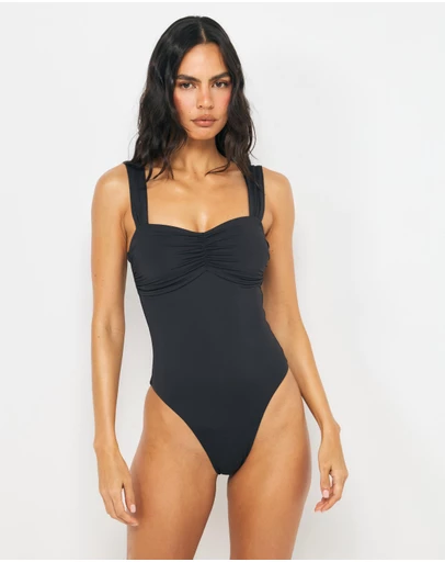 AERE - Isla Ruched Bust Swimsuit
