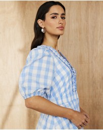 Atmos&Here - Penny Gingham Maxi Dress