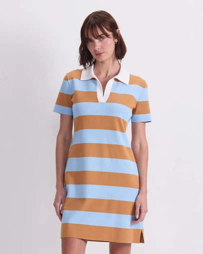 Sportscraft - Knit Polo Mini Dress