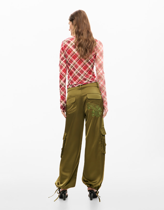 Desigual - Satin cargo pants