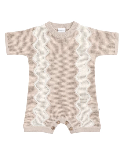 Kynd Baby - Slouchy Mesh Knit Romper Shell - Size 1
