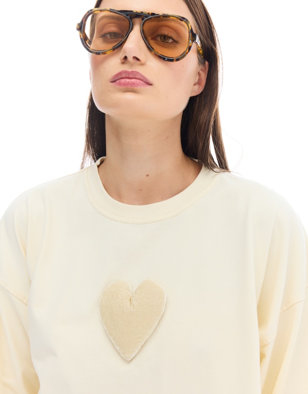 THE TALES - We Love Velvet Heart Long Sleeve Tee