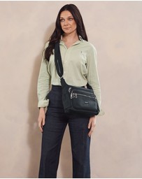 Pierre Cardin - Pierre Cardin RFID Anti-Theft Nylon Crossbody