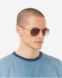 Hawkers Co - HAWKERS - HAWK - POLARIZED GOLD BROWN Sunglasses for Men and Women UV400
