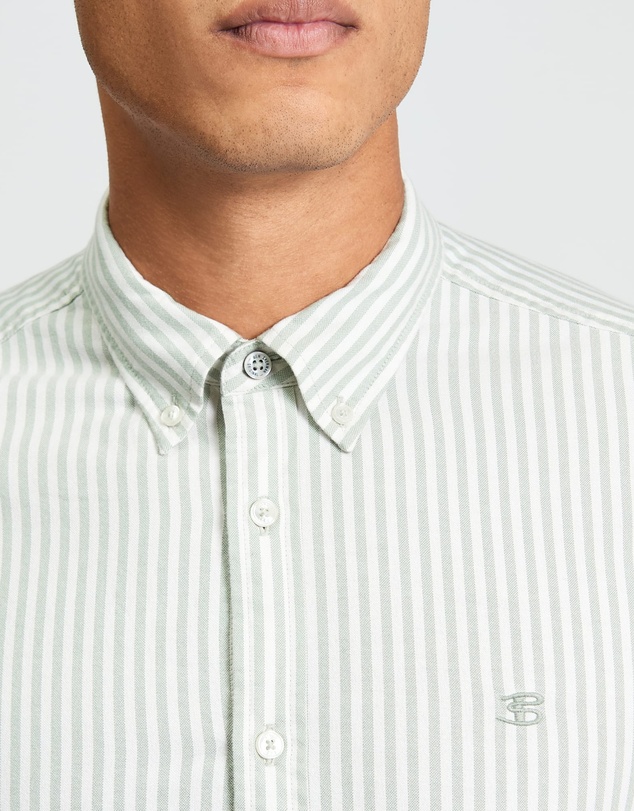 Ben Sherman - Long Sleeve Oxford Stripe Shirt