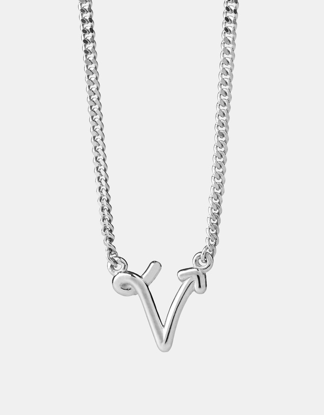 Karen Walker - V Initial Love Letter Necklace