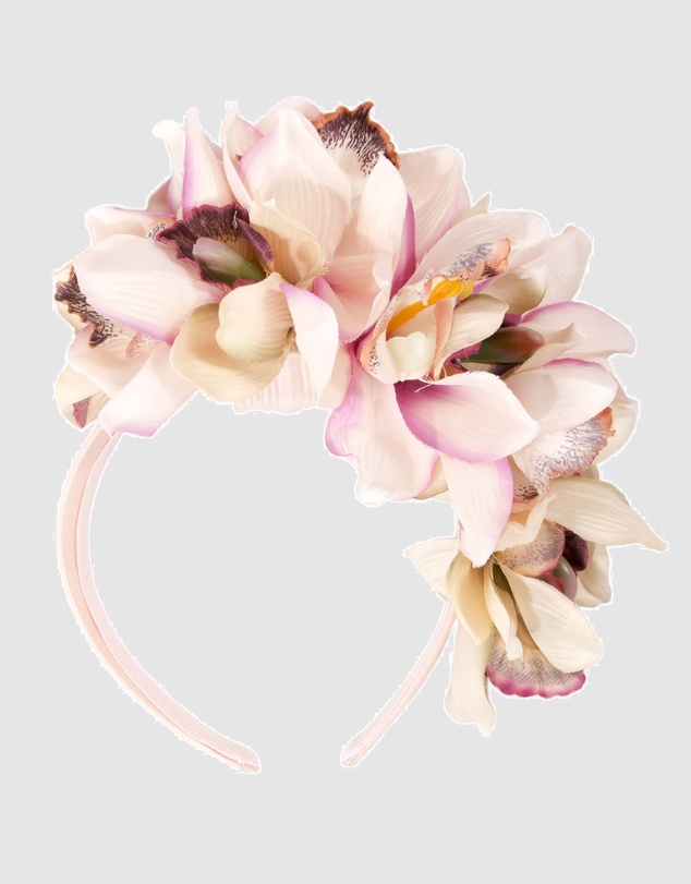Max Alexander - Large Pink Flower Headband Fascinator