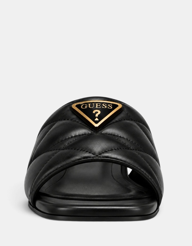 GUESS - Rebut Quilted Block Heel Sandals