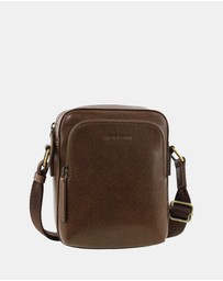 Pierre Cardin - Pierre Cardin Men's Leather Classic Crossbody Bag