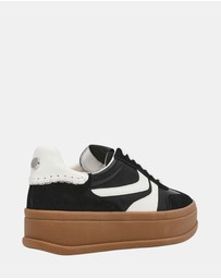 Steve Madden - Off-Track Black Suede Sneakers