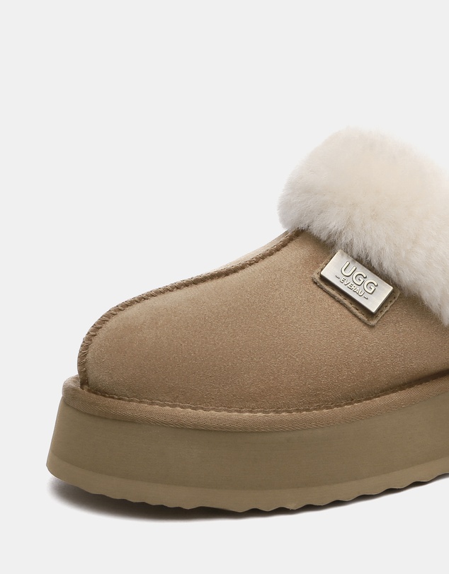 EVERAU - EverAU Ugg Gabri Cow Suede Upper House Shoes