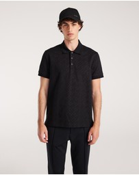 Calibre - Solid Monogram Polo Black