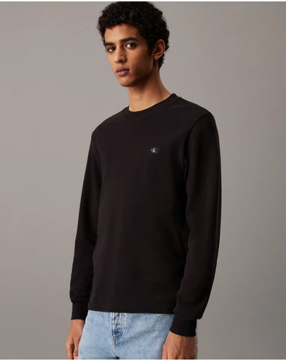 Calvin Klein Jeans - Long Sleeve Waffle T-Shirt