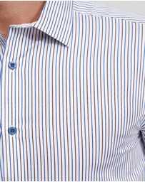 Oxford - Beckton Cotton Striped Shirt