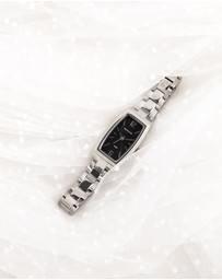Maxum - Fanta Re-Issue - Silver Tone Case, Black Dial & Silver Tone Bracelet
