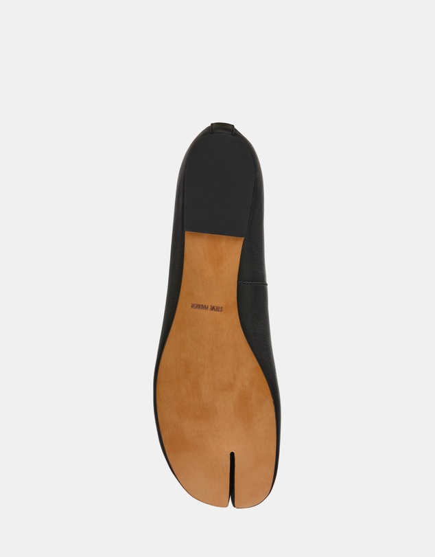 Steve Madden - Calico Black Leather Flats