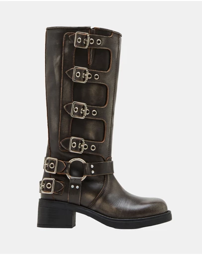Steve Madden - Rocky Brown Distressed Boots