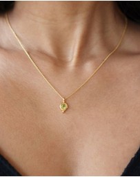 Ottoman Hands - August Birthstone Pendant Necklace