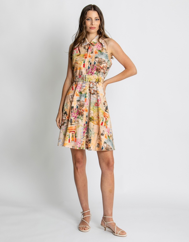KACHEL - Amelia Mini Shirt Dress