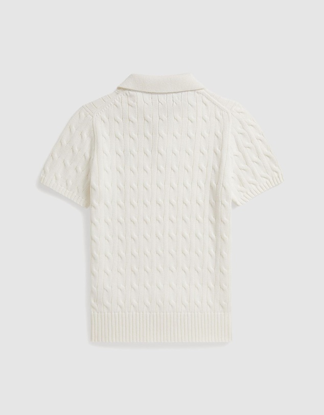 Polo Ralph Lauren - Short Sleeve Classic Cable Sweater Pullover - Kids