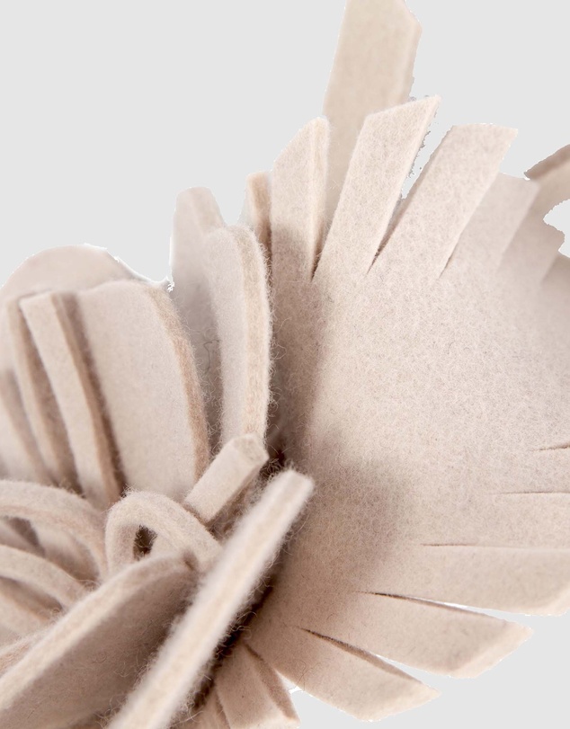 Max Alexander - Felt Nude Flower Fascinator