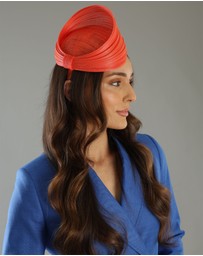 Morgan & Taylor - Blaze Beret Fascinator in Orange