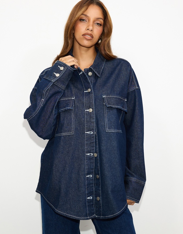 Dazie - Copenhagen Denim Shacket