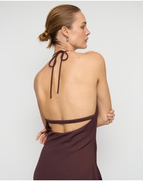 Staple the Label - Elira Halter Midi Dress